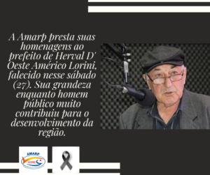 Read more about the article Amarp presta homenagem ao Prefeito de Herval D’ Oeste