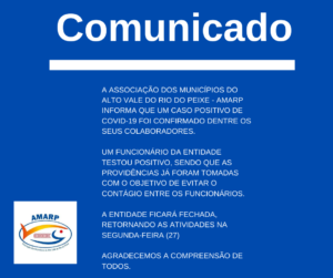 Read more about the article Comunicado Amarp