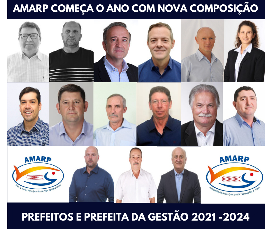 You are currently viewing Amarp conta com novos prefeitos e prefeita