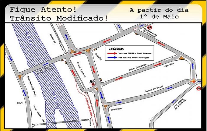 You are currently viewing Ortavi altera sentido de seis vias centrais de Videira a partir de 1º de maio