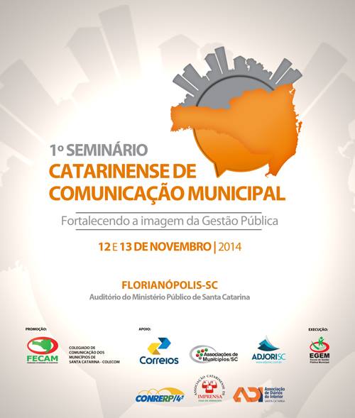 You are currently viewing FECAM e COLECOM promovem 1º Seminário Catarinense de Comunicação Municipal